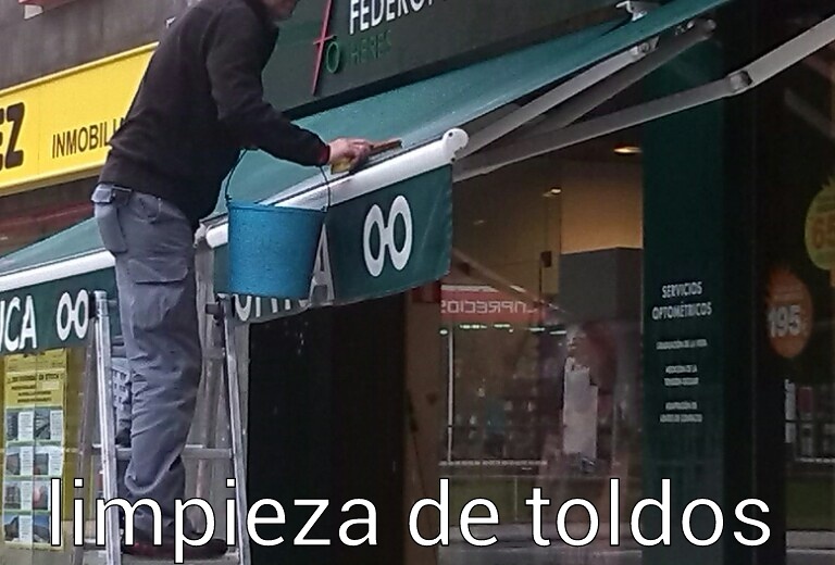 limpieza de toldos