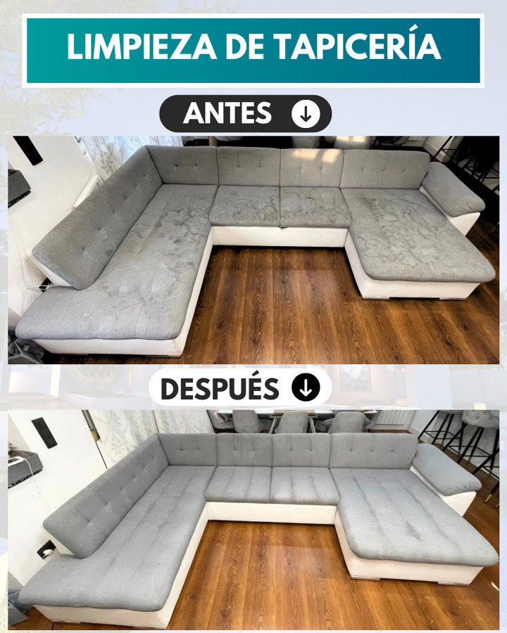 Limpieza de sofá