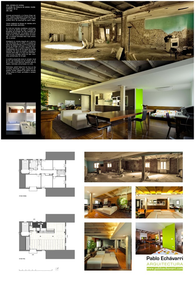 Loft 100m2. Avda América, Madrid.
