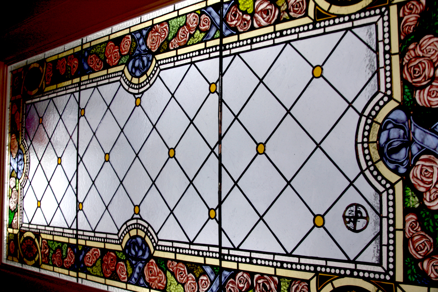Luminaria de techo ornamento floral