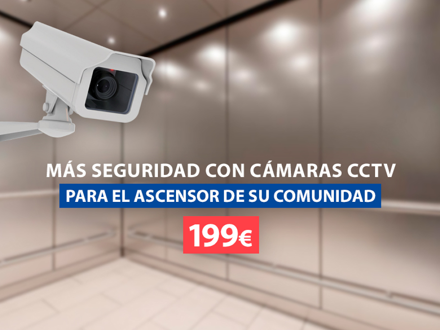 Camaras en ascensor comunidad de veicnos
