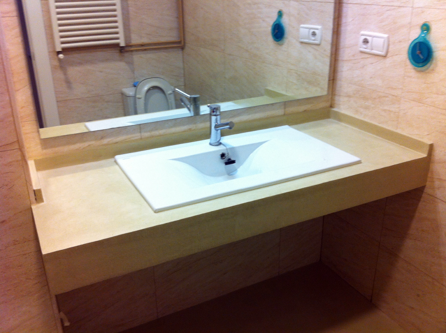 microcemento baño