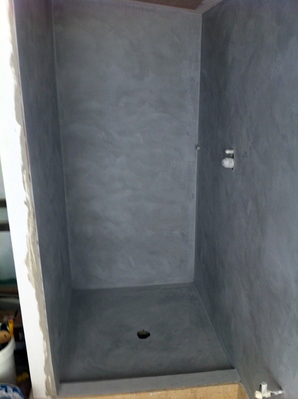 microcemento cabina de ducha