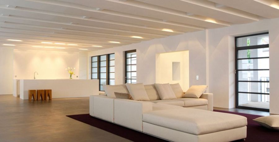microcemento suelo salon