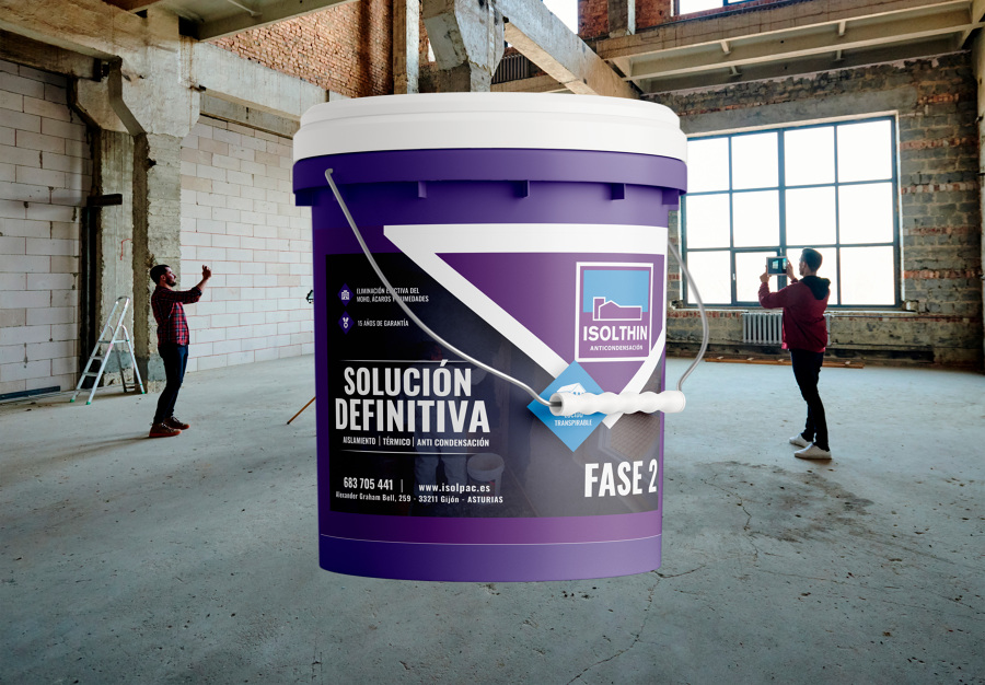 Mockup cubo Isolthin