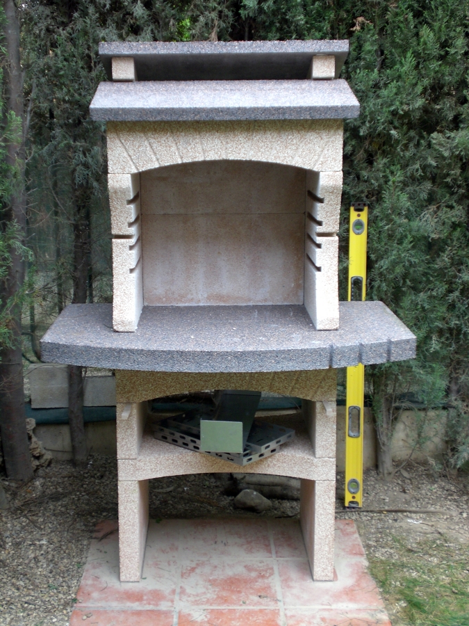 montaje de barbacoa