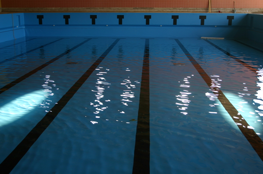 Montaje de piscina