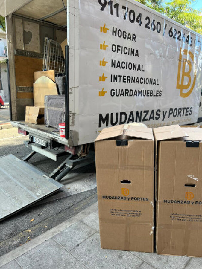 Mudanzas en la Comunidad de Madrid