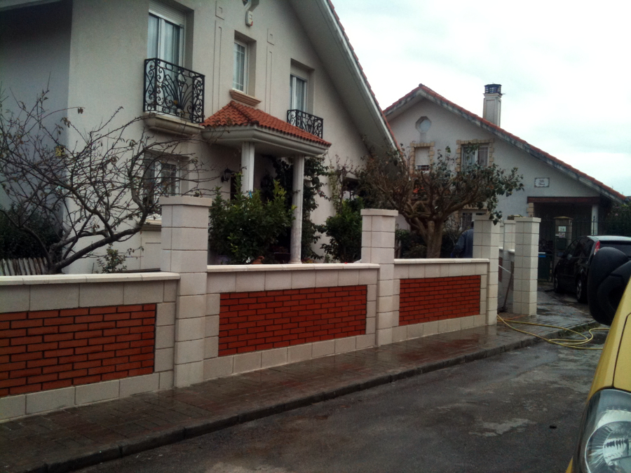Muro decorativo.