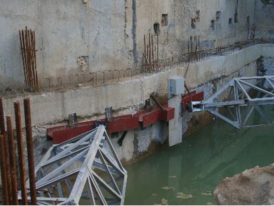 Cedimiento de un muro pantalla en Coruña