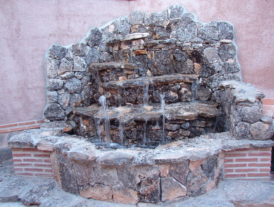 Fuentes en cascada.