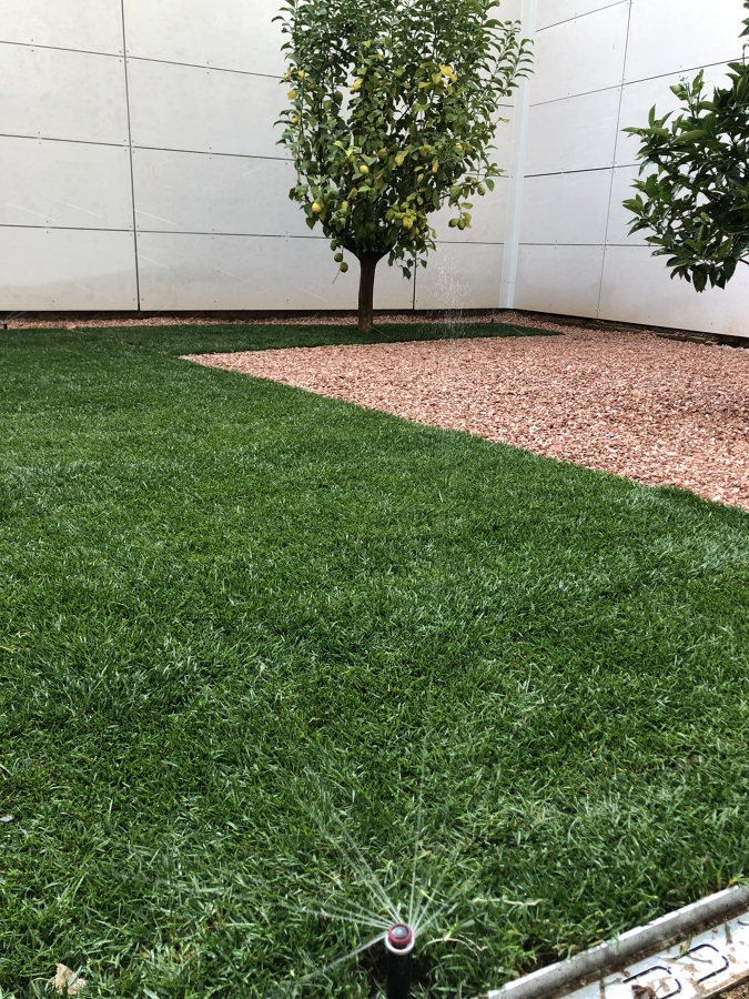Jardín privado en Barcelona