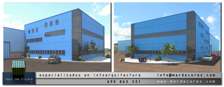 Nave industrial 3d