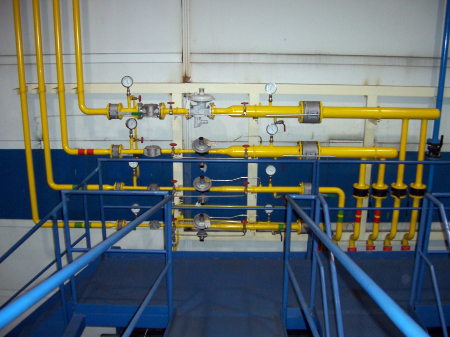 Obra de gas