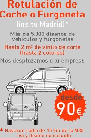 Oferta Rotulación Coche