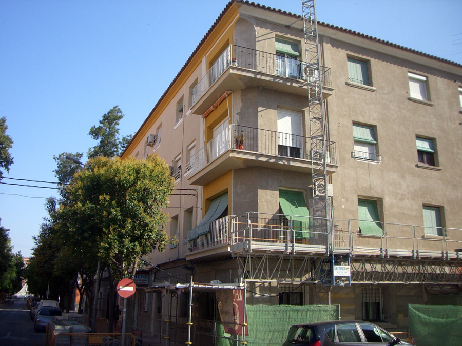 Murcia Barrio de Vistabella. Rehabilitacion con Onexit Monocapa Universal.