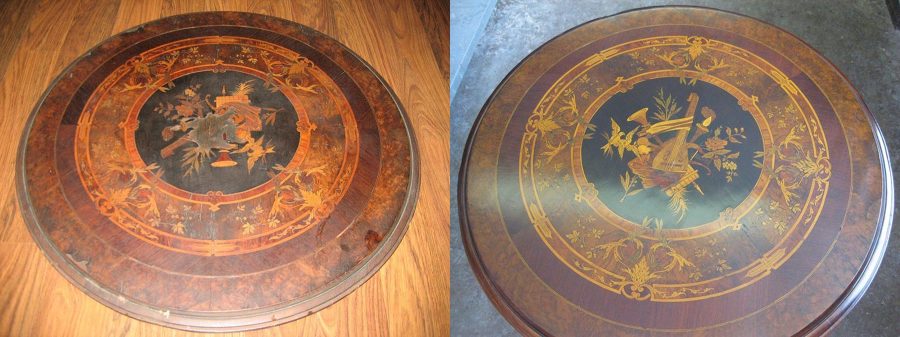 Restauración mesa