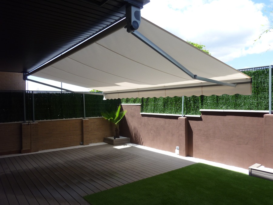 Toldo Brazos Extensibles Jardín