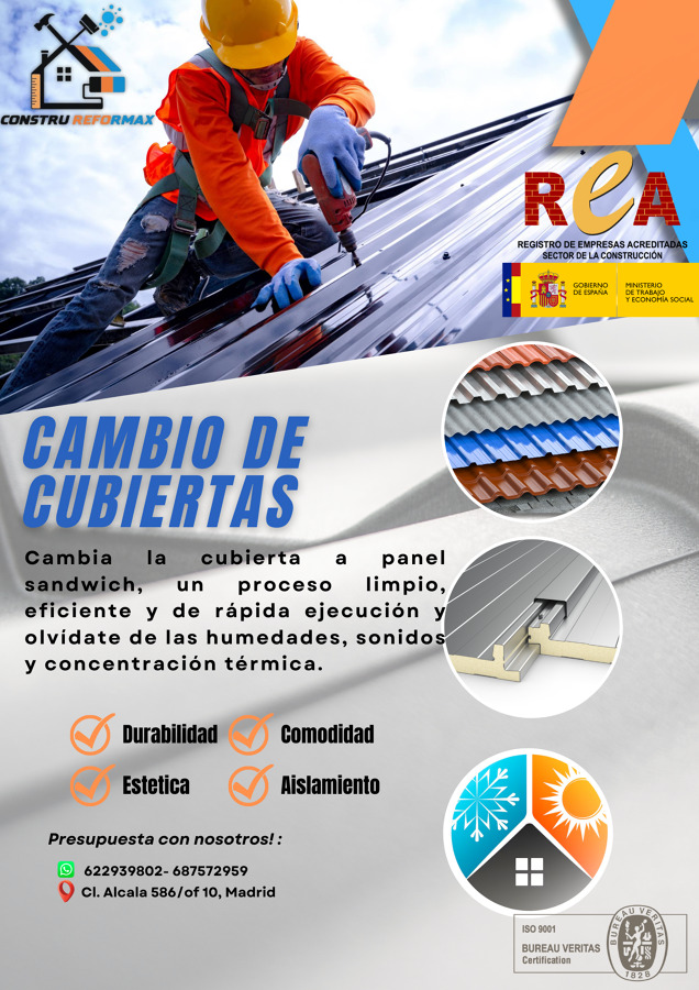 CAMBIO DE CUBIERTAS