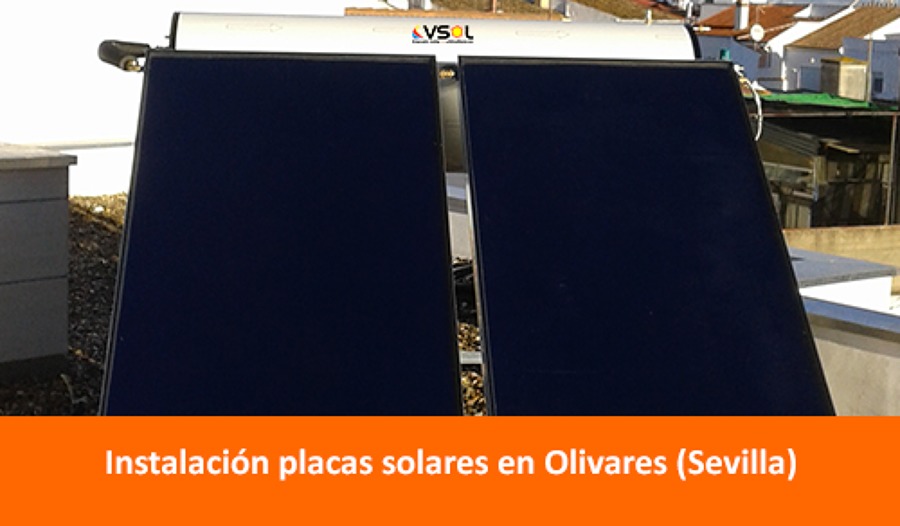 Instalación paneles solare para producción de agua caliente sanitaria