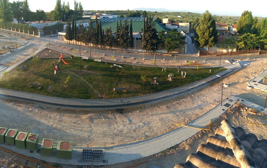 Vista aeréa parque 