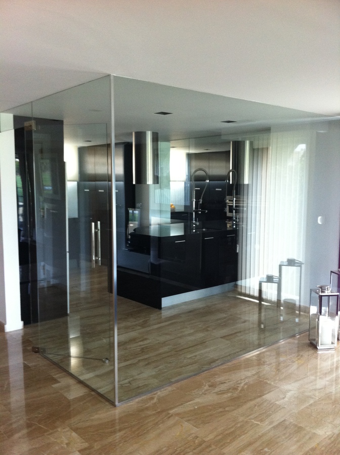 Pared de cristal