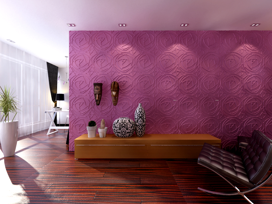 PANELES 3D DECORATIVOS - PEONY