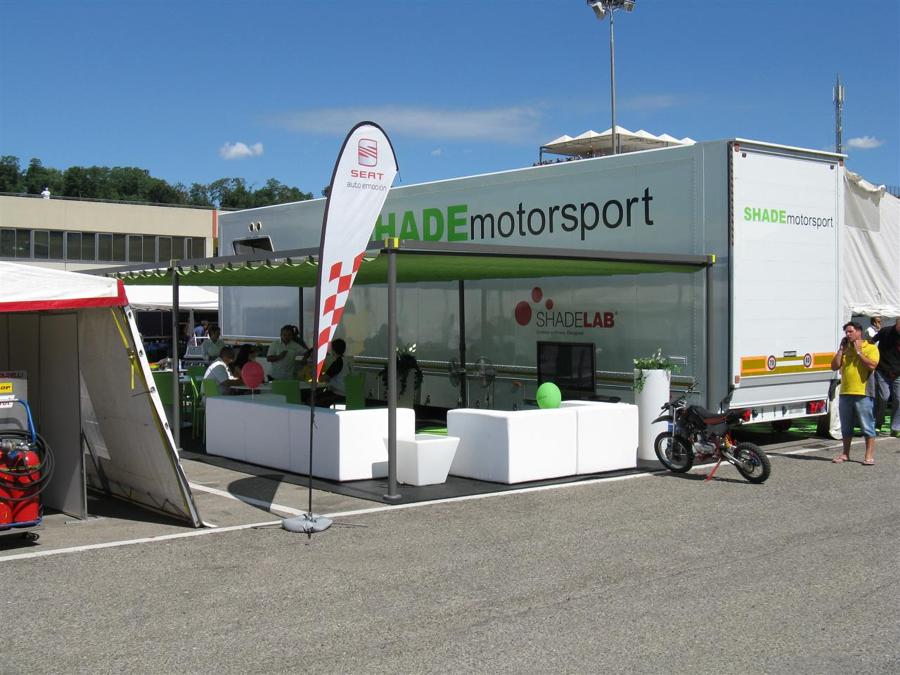 Pergola en motor-home