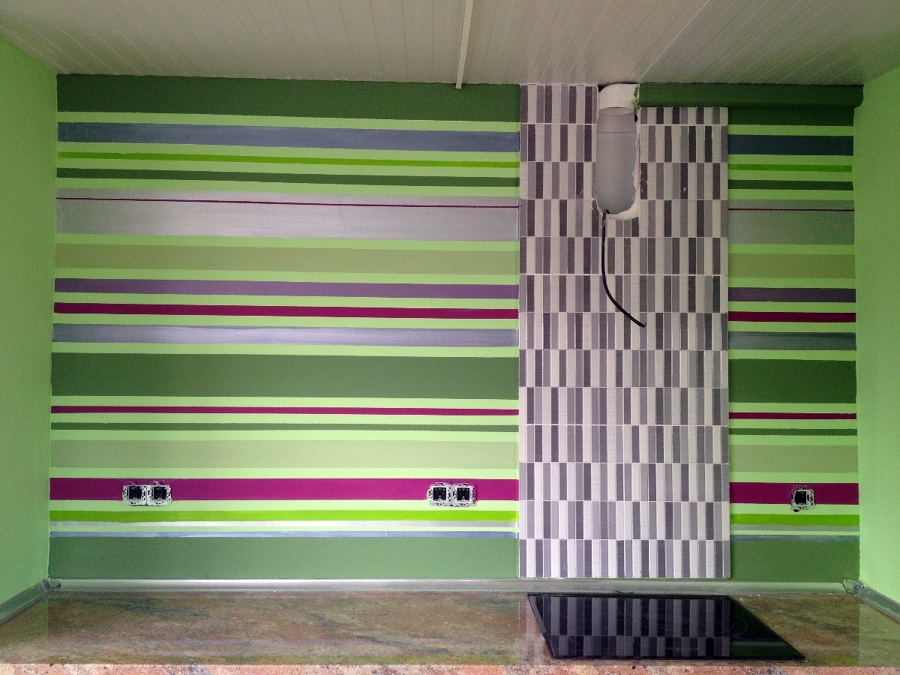 pintado a rallas