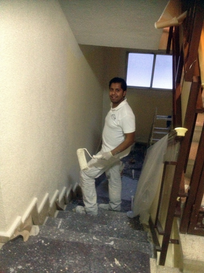Pintura en portal