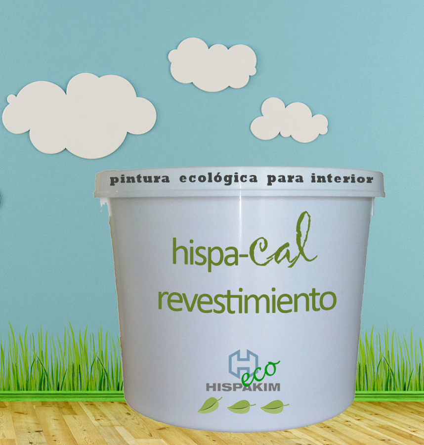 Pinturas naturales HISPA-CAL para interior y exterior