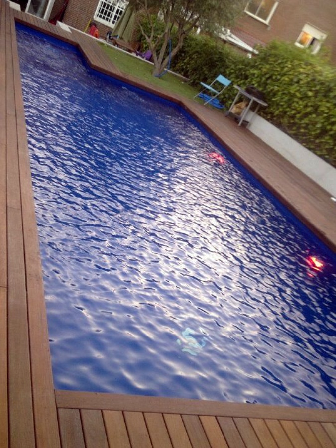 Piscina con lámina armada DLW