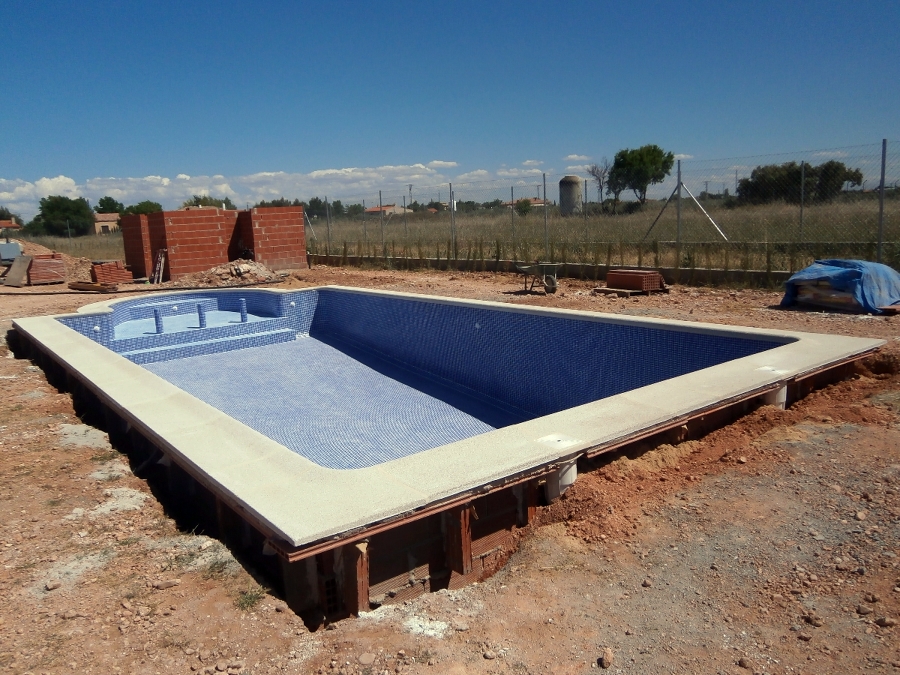 Piscina con playa