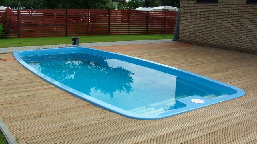 Piscina de fibra