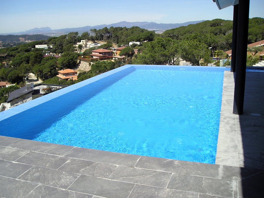Piscina desbordante