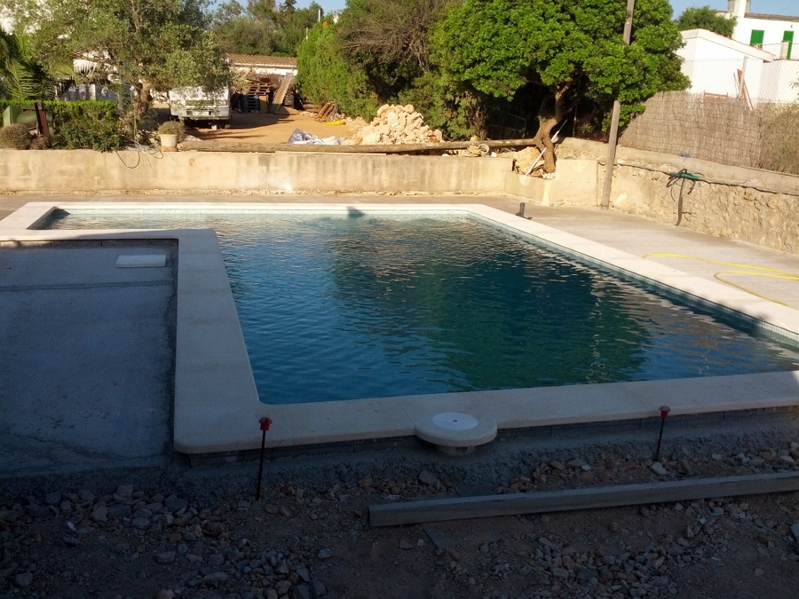 piscina en marcha