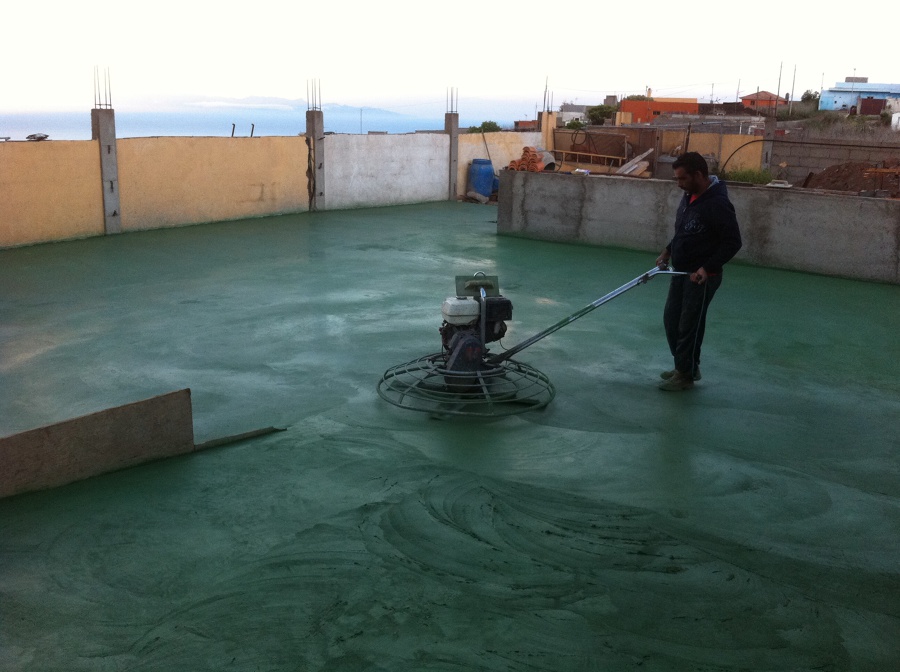 Piso de hormigón  