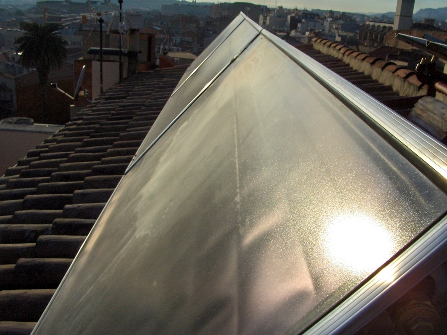 placa solar termica
