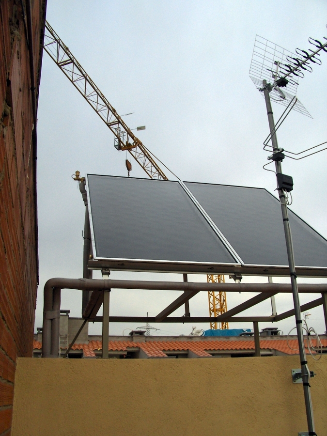 placa solar termica