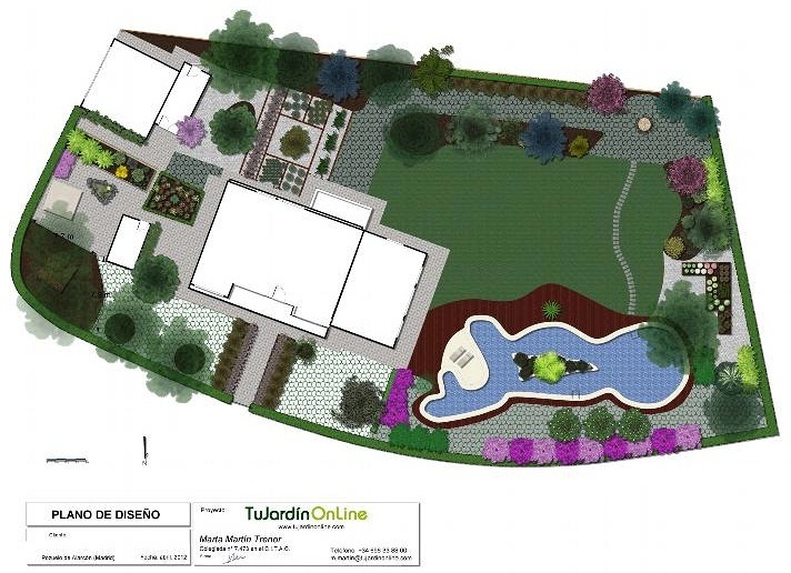 Plano de diseño, proyecto en Madrid