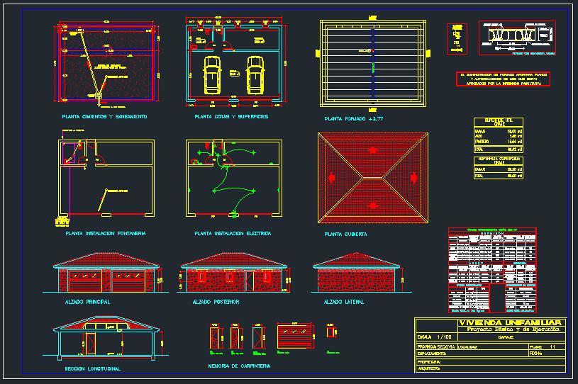 PLANOS CONSTRUCCION DE GARAJE