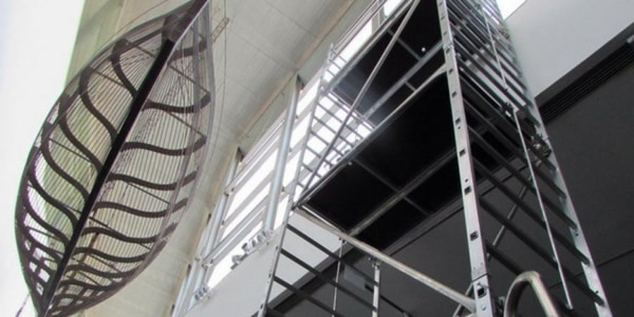 Plataforma de andamio con ruedas