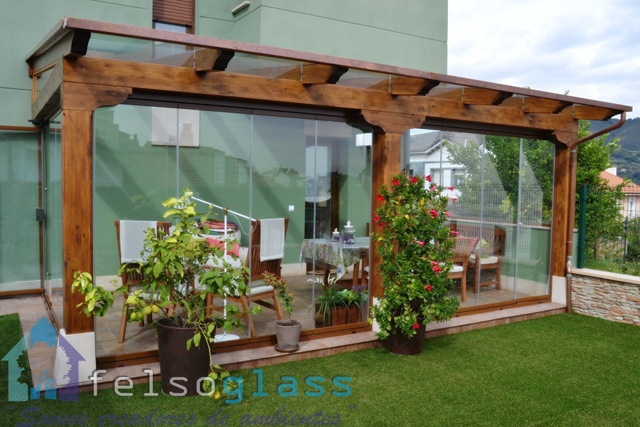 Foto: Porche Adosado con Techo de Cristal de Felsoglass #1259068