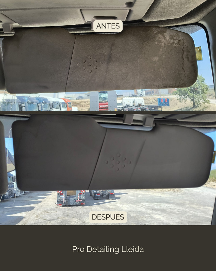 Limpieza interior para entrega de vehículo