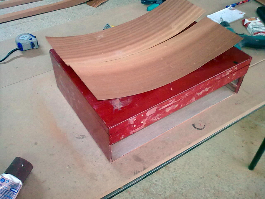 proceso restuaracion de maletin