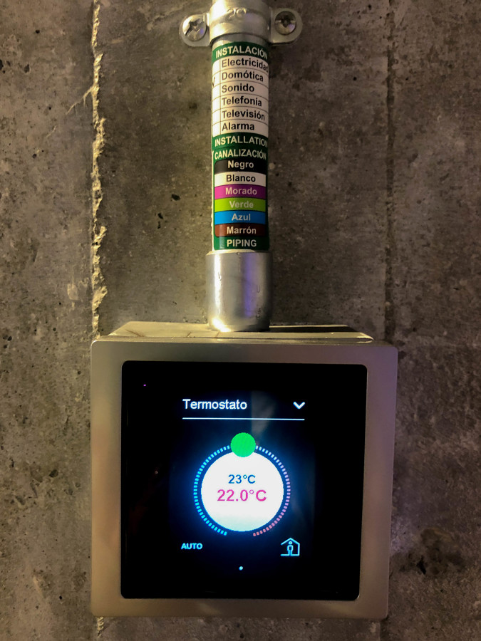 Termostato. Contol clima Schneider electric