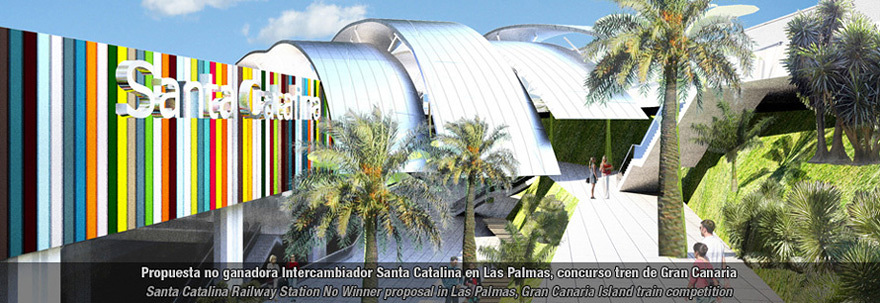 Propuesta de concurso del intercambiador de Santa Catalina del Tren de Gran Canaria