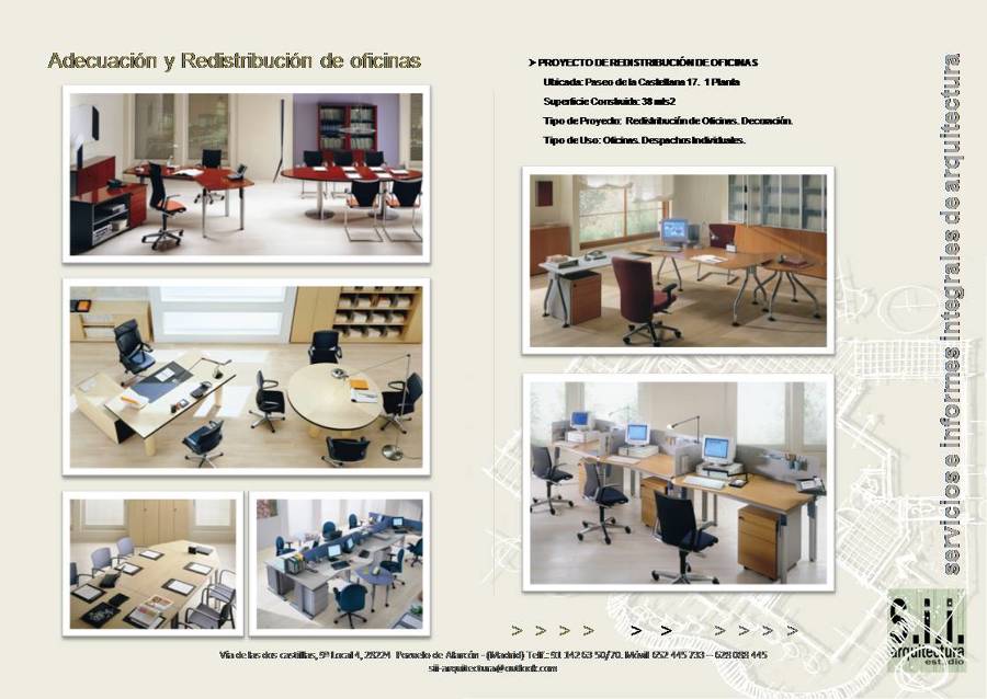 PROYECTO DE REDISTRIBUCIÓN DE OFICINAS