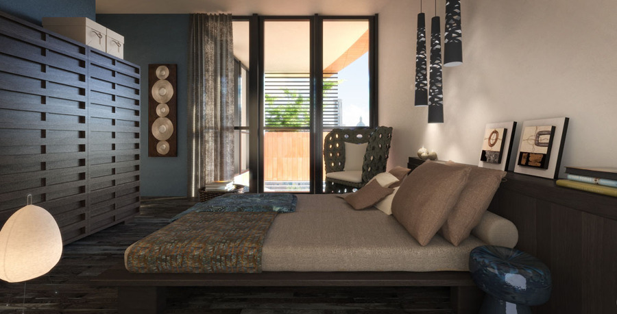 Proyecto interiorismo 3D completo, Residencial de lujo Campari