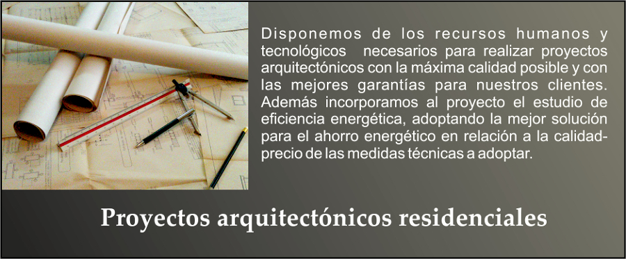 Proyectos arquitectónicos residenciales